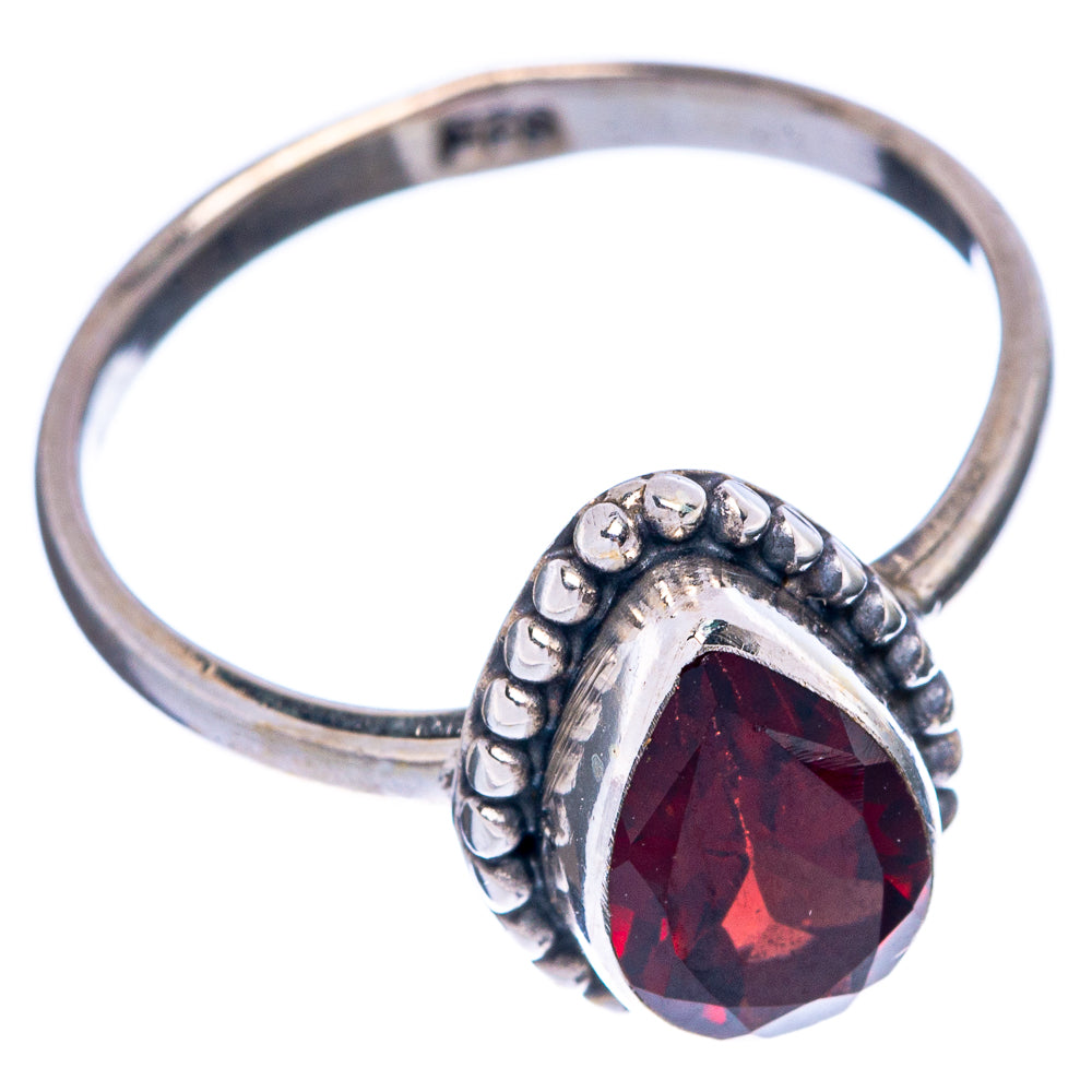Garnet Dainty Ring Size 6 (925 Sterling Silver) R145628