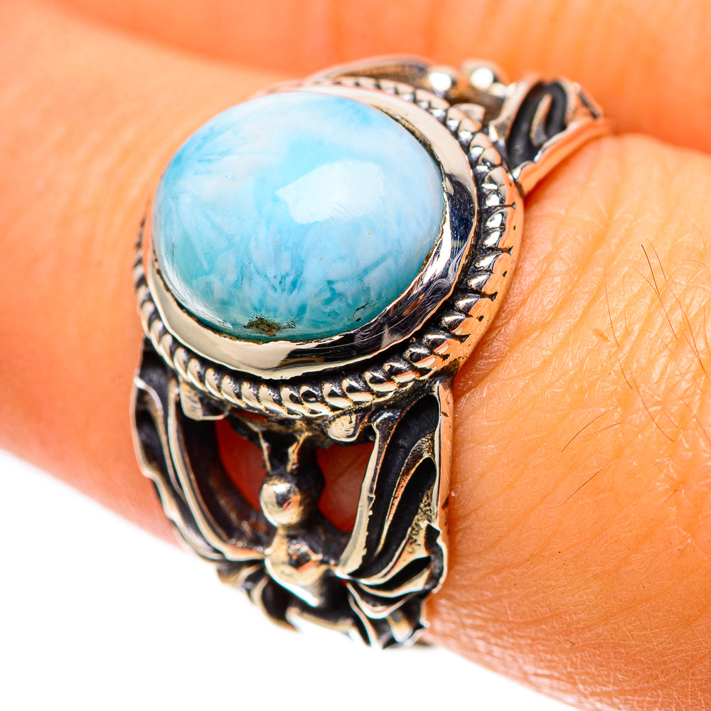 Larimar Ring Size 7.5 (925 Sterling Silver) RING138402