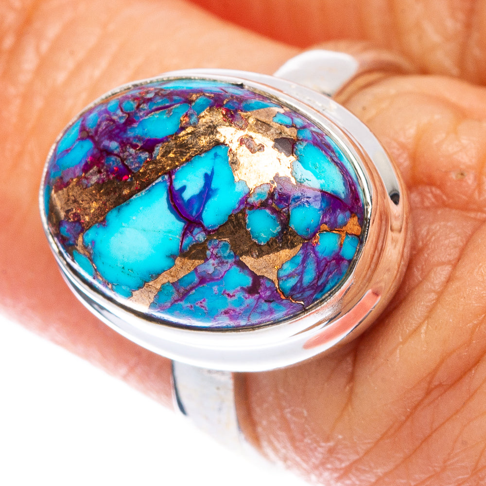 Spiny Oyster Turquoise Ring Size 6 (925 Sterling Silver) R146619