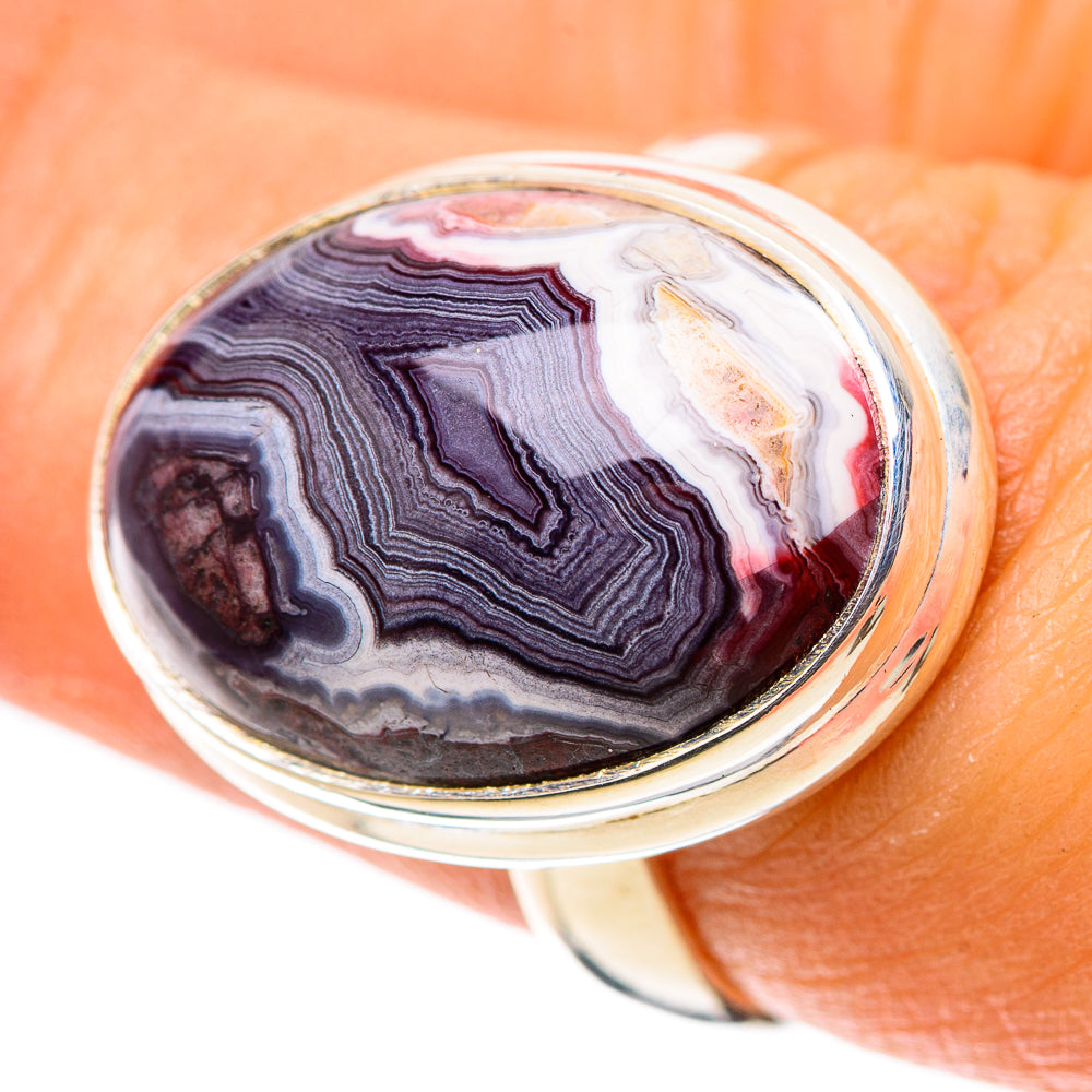 Botswana Agate Ring Size 7 (925 Sterling Silver) RING138381
