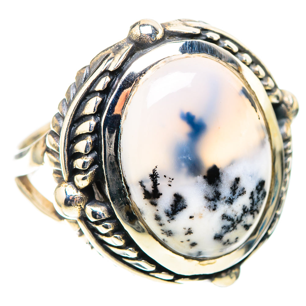 Dendritic Opal Ring Size 7.25 (925 Sterling Silver) RING138759