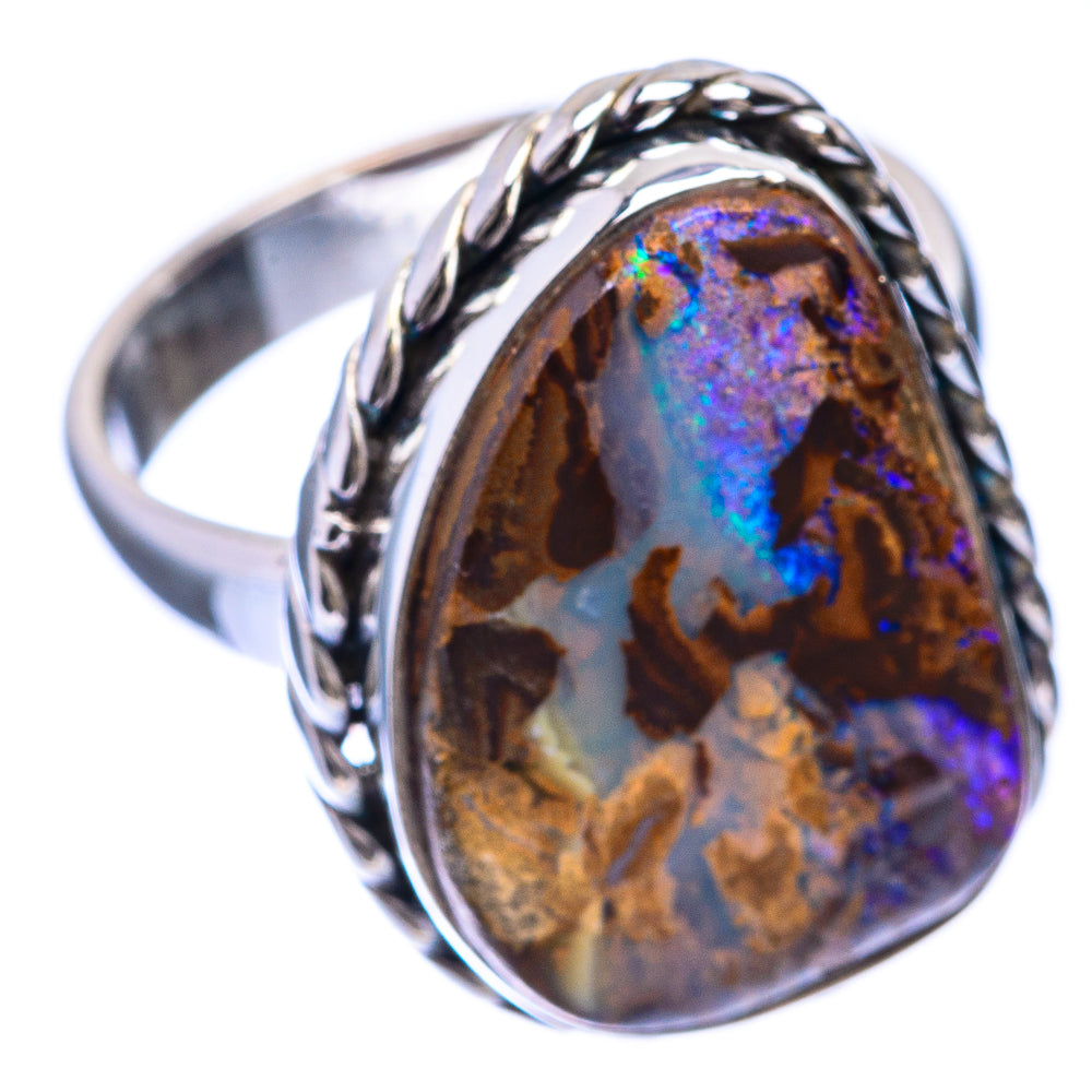 Boulder Opal Ring Size 6 (925 Sterling Silver) R141296