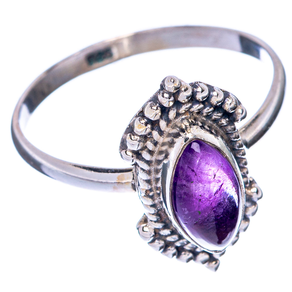 Amethyst Dainty Ring Size 7.75 (925 Sterling Silver) R145076