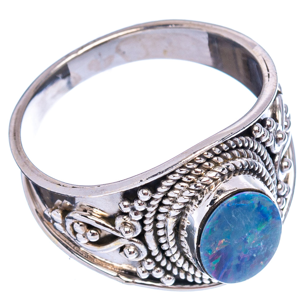 Rare Doublet Opal Ring Size 8.25 (.925 Sterling Silver)