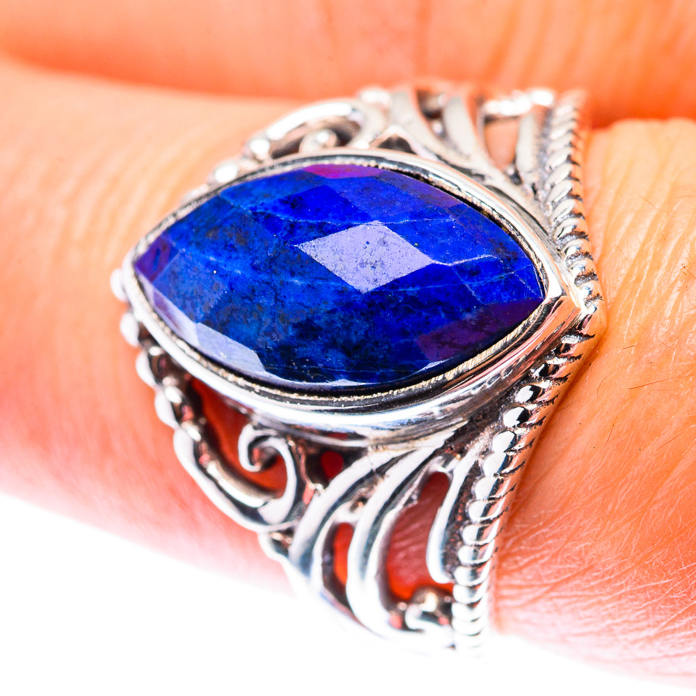Lapis Lazuli Ring Size 7.25 (925 Sterling Silver) RING140114
