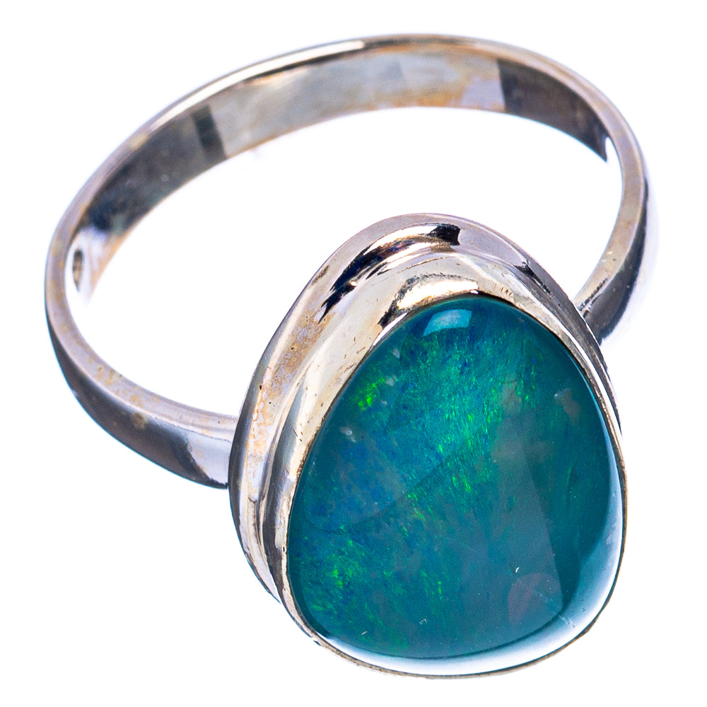 Rare Triplet Opal Ring Size 9 (.925 Sterling Silver)
