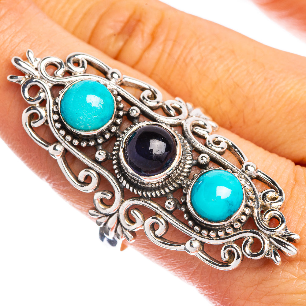 Large Tanzanite, Sleeping Beauty Turquoise Ring Size 9.75 (925 Sterling Silver) R144330