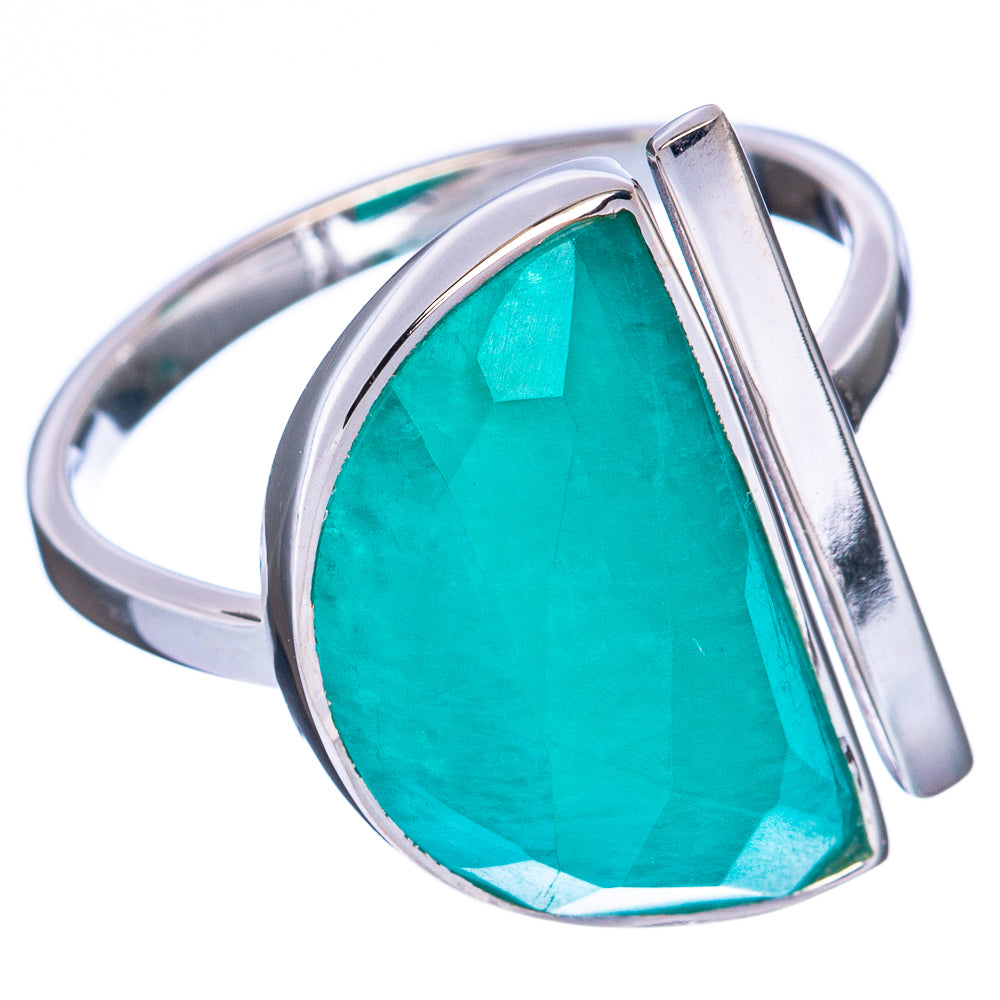 Asc Premium Amazonite Ring Size 8 (925 Sterling Silver) R3449