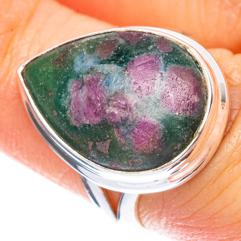 Ruby in Fuchsite Ring Size 6.25 (925 Sterling Silver) R1991