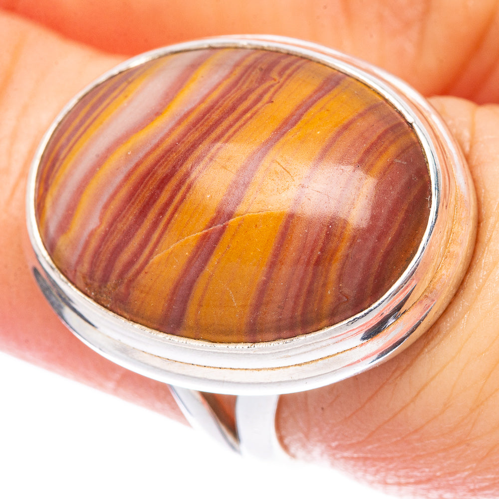 Rainbow Hickoryite Ring Size 6.25 (925 Sterling Silver) R1648