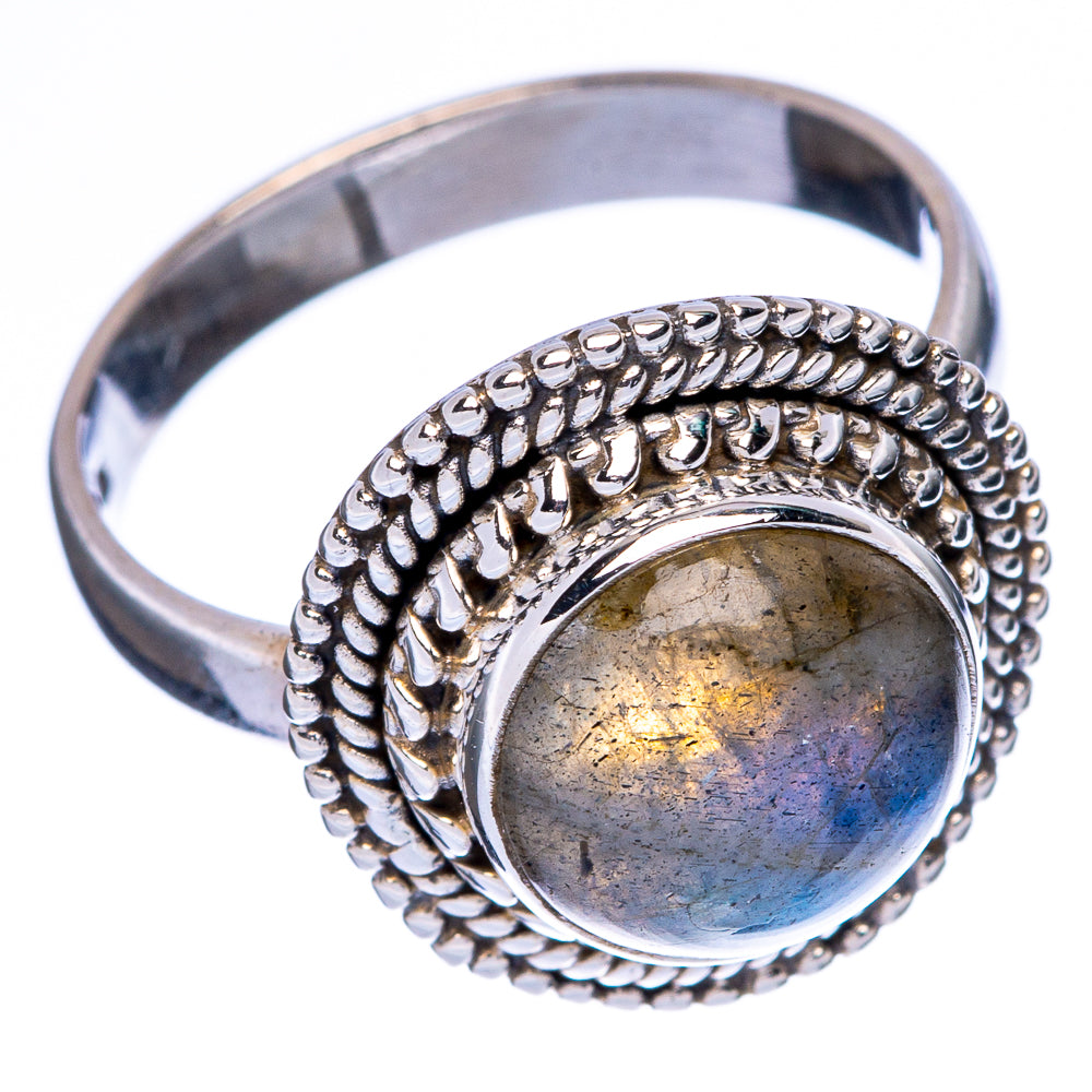 Labradorite Ring Size 7.75 (925 Sterling Silver) R146084