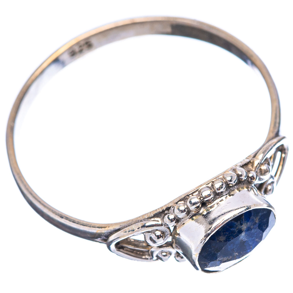 Dainty Sodalite Ring Size 10 (.925 Sterling Silver)