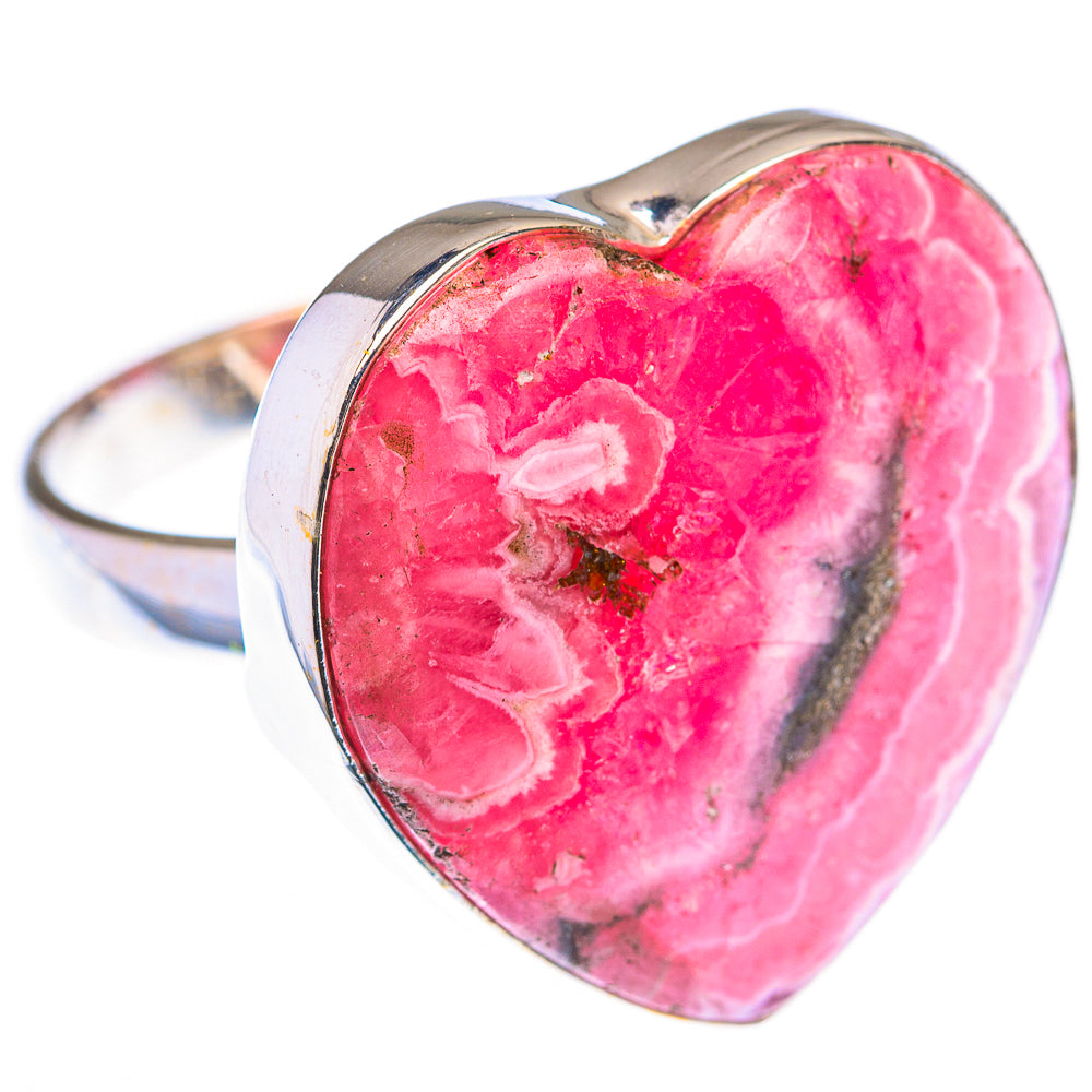 Large Rhodochrosite Ring Size 9 (925 Sterling Silver) RING139985