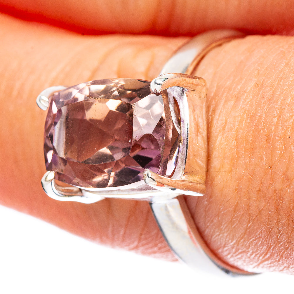 Faceted Ametrine Ring Size 8.25 (925 Sterling Silver) R4573