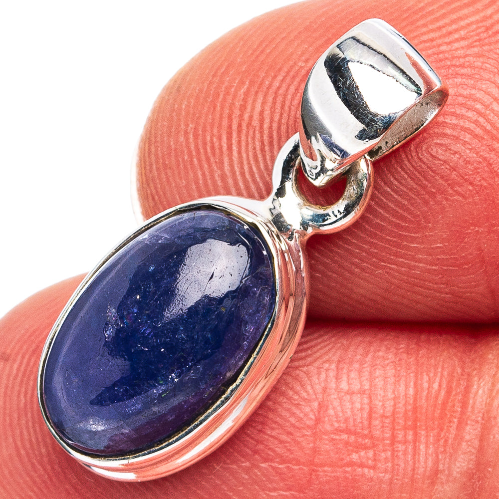 Rare Tanzanite Pendant 7/8" (.925 Sterling Silver)