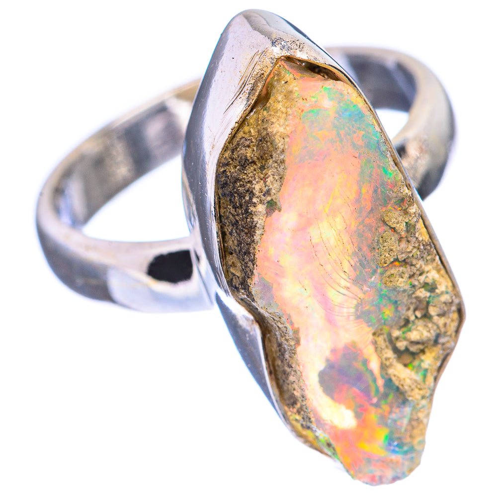 Raw Ethiopian Opal Ring Size 6 (925 Sterling Silver) R142831