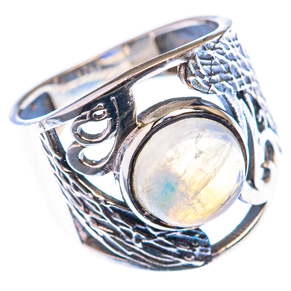 Rainbow Moonstone Ring Size 7.25 (925 Sterling Silver) RING139972