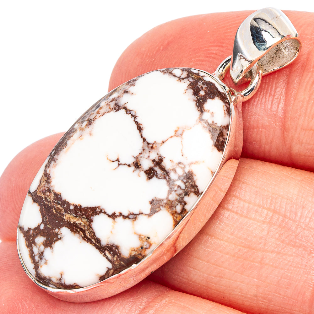 Wild Horse Jasper Pendant 1 3/8" (925 Sterling Silver) P44908
