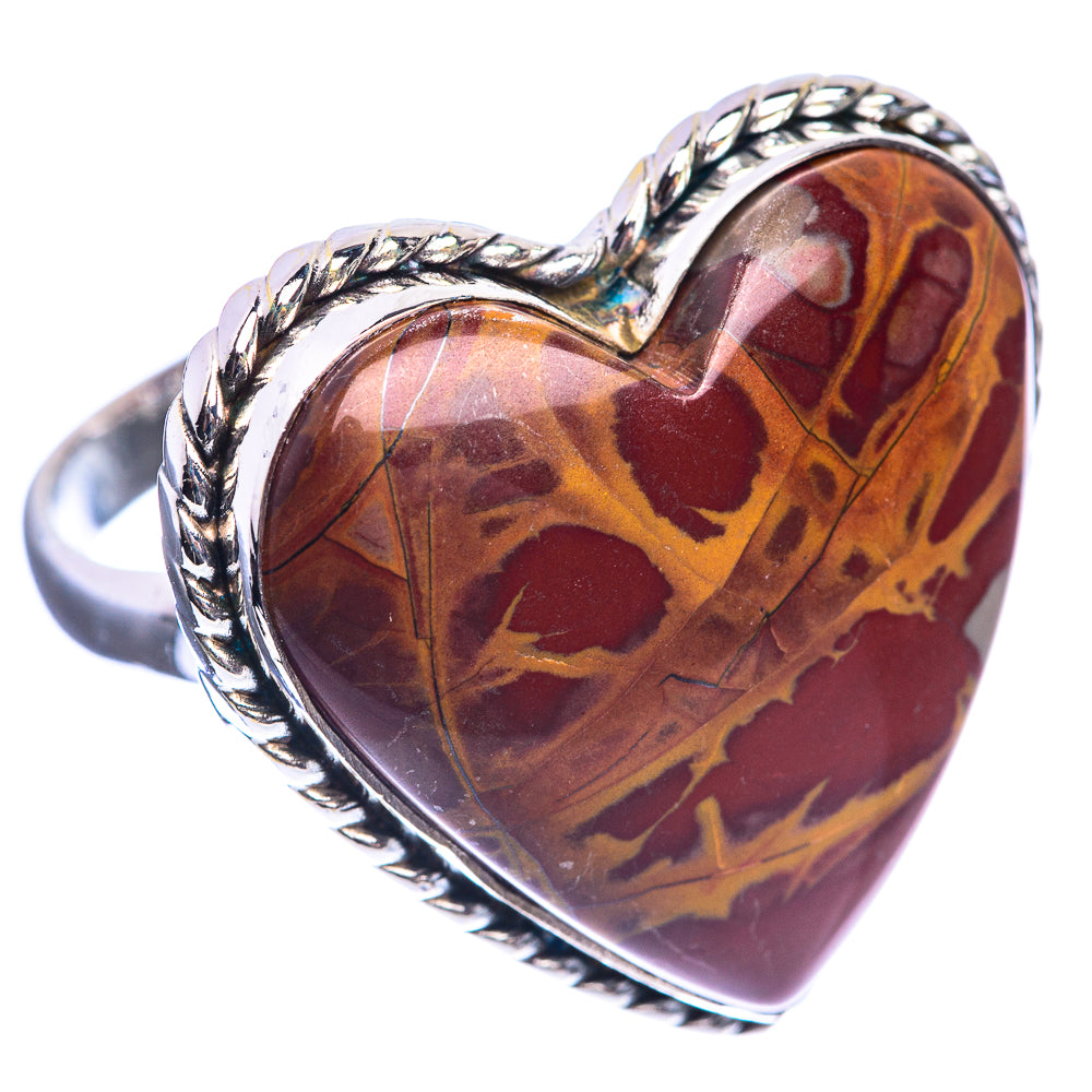 Large Noreena Jasper 925 Sterling Silver Ring Size 10.75