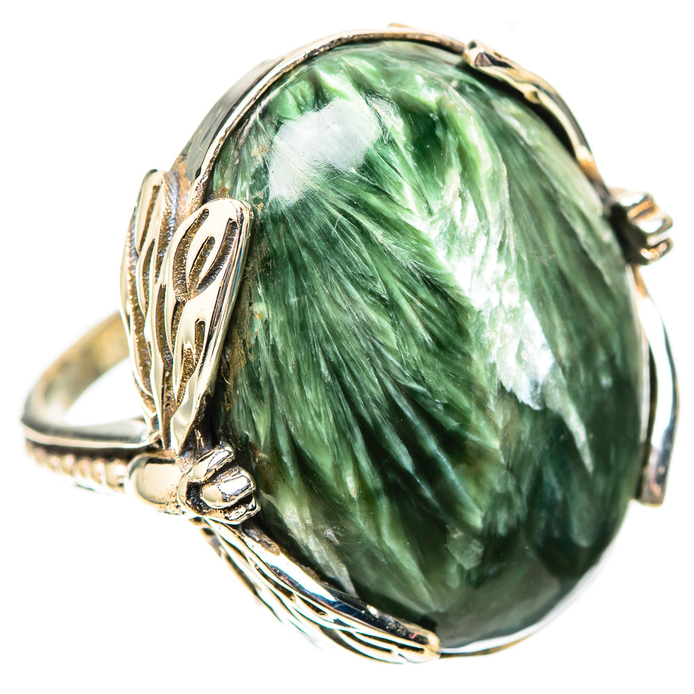 Seraphinite Ring Size 6 (925 Sterling Silver) RING138926