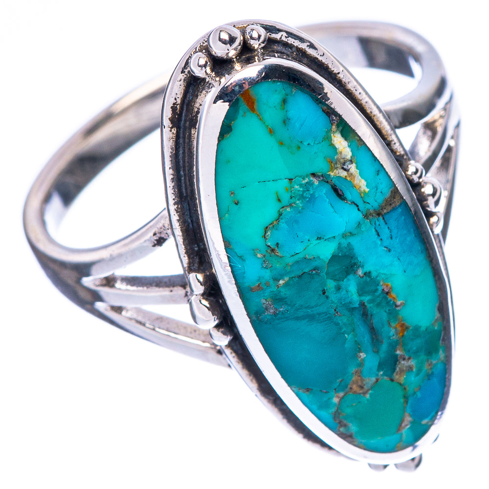 Rare Arizona Turquoise Ring Size 8.5 (925 Sterling Silver) R2293