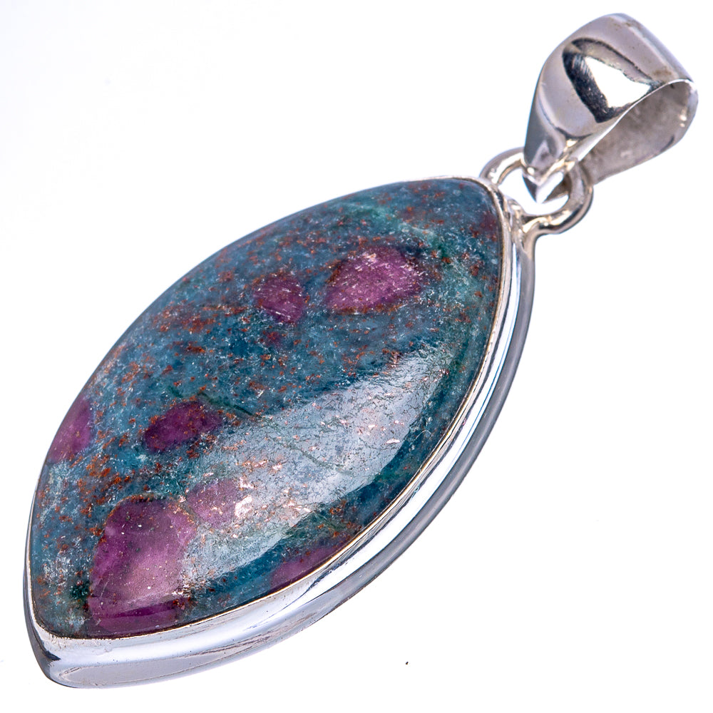 Ruby Kyanite Pendants 1 5/8" (925 Sterling Silver) P42383