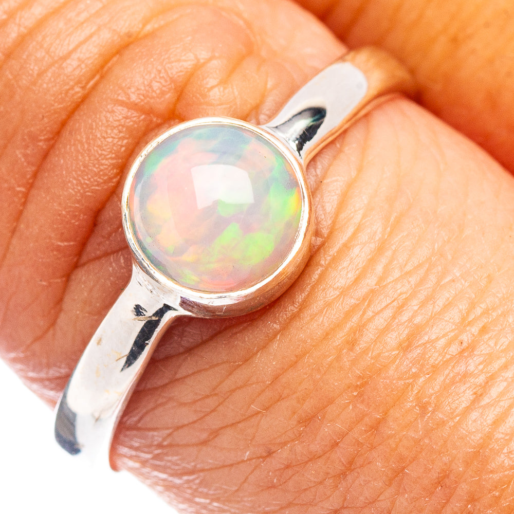 Ethiopian Opal Ring Size 8.75 (.925 Sterling Silver)