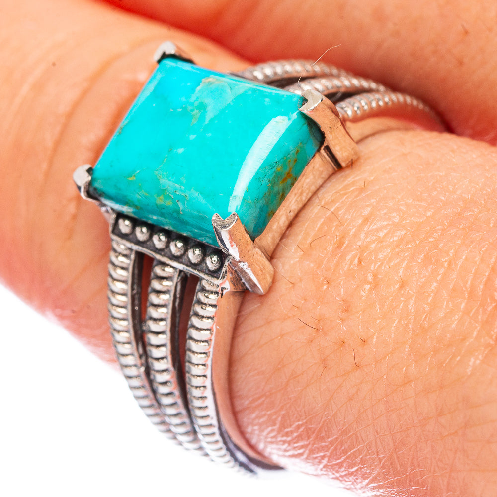 Chrysocolla Ring Size 9.5 (925 Sterling Silver) R2759