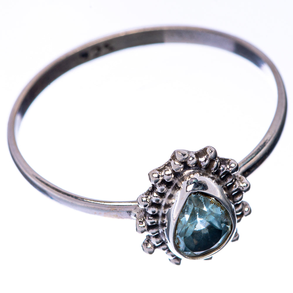 Blue Topaz Dainty Ring Size 10 (925 Sterling Silver) R145244