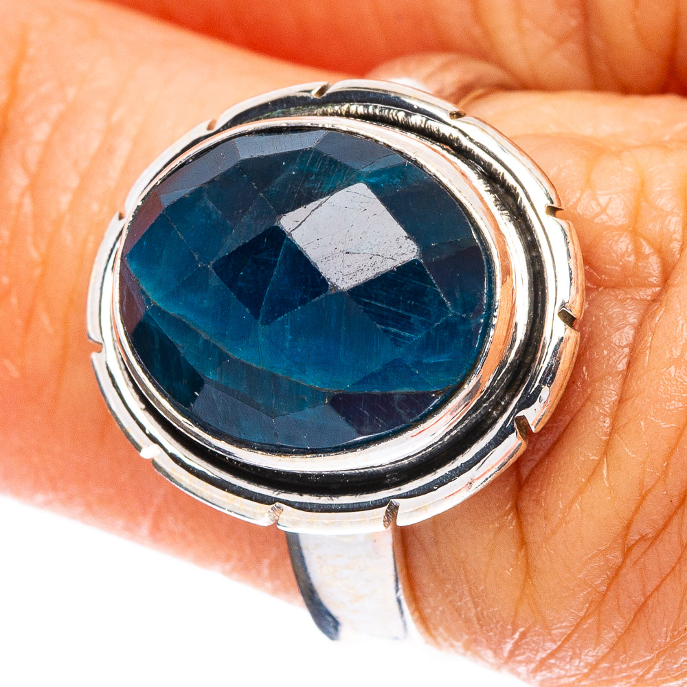 Rare Apatite Ring Size 6.25 (925 Sterling Silver) R5065