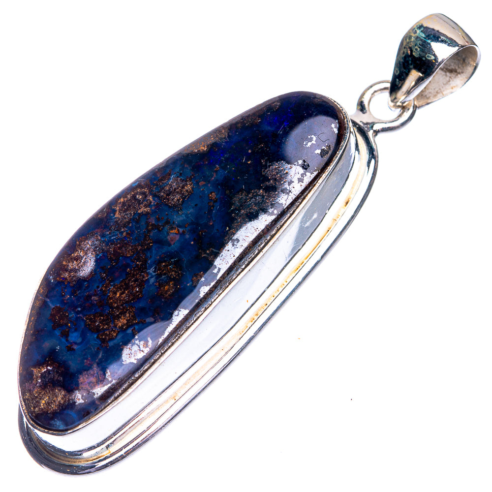 Boulder Opal Pendant 2 1/8" (925 Sterling Silver) P39357