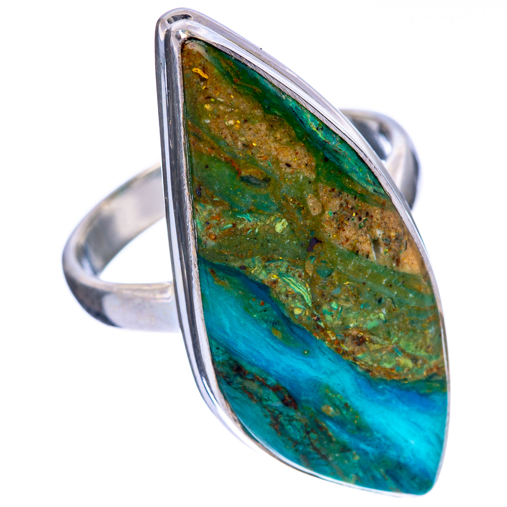 Large Peruvian Opal Ring Size 8.75 (925 Sterling Silver) R144655