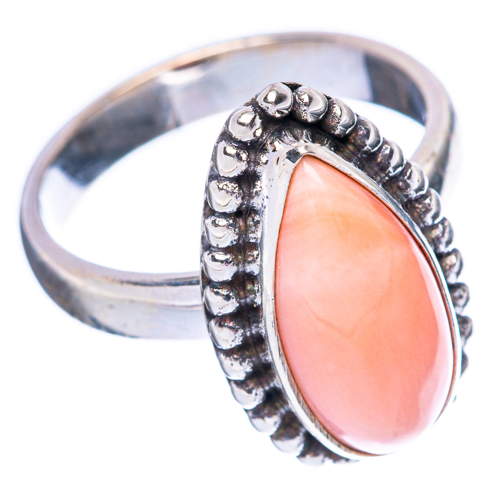 Pink Opal 925 Sterling Silver Ring Size 5 (925 Sterling Silver) R3918