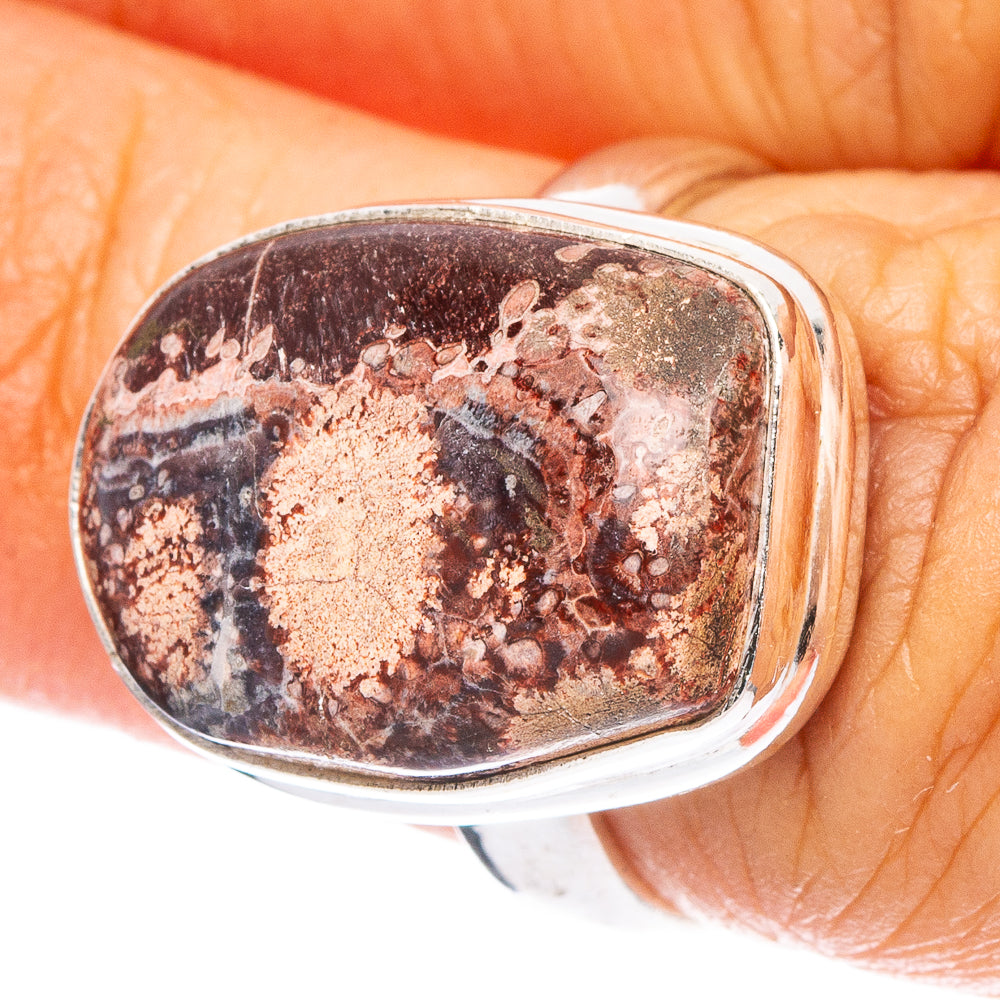 Sunflower Agate Ring Size 6 (925 Sterling Silver) R6866