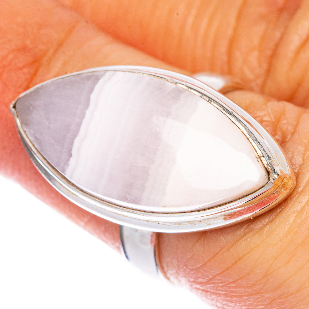 Pink Aragonite Ring Size 6 (925 Sterling Silver) R1351