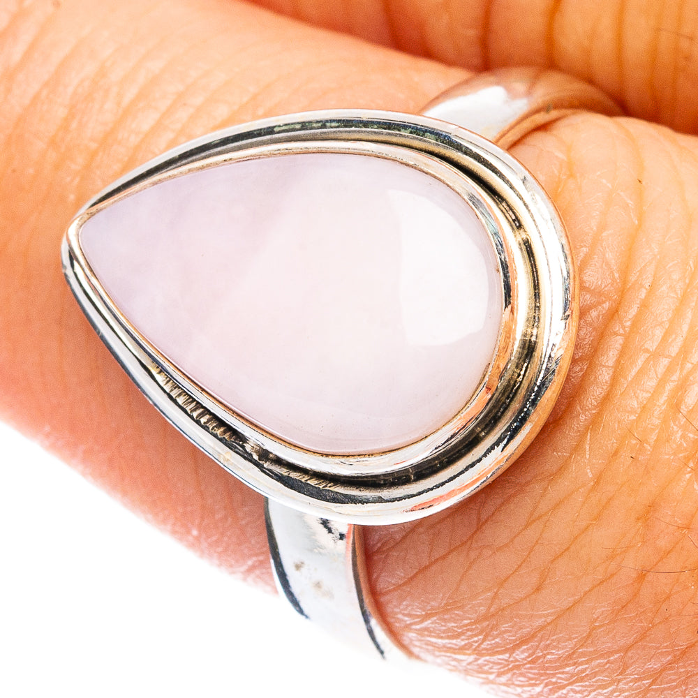 Pink Opal Ring Size 7.75 (925 Sterling Silver) R4984