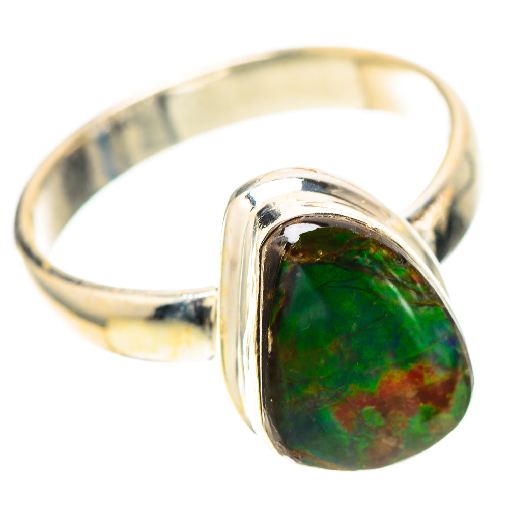 Canadian Ammolite 925 Sterling Silver Ring Size 8 (925 Sterling Silver) RING139395