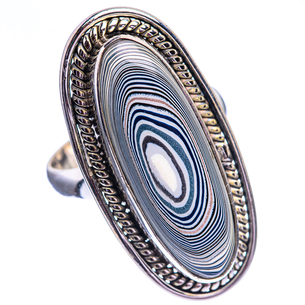 Fordite Ring Size 6.75 (925 Sterling Silver) R142049