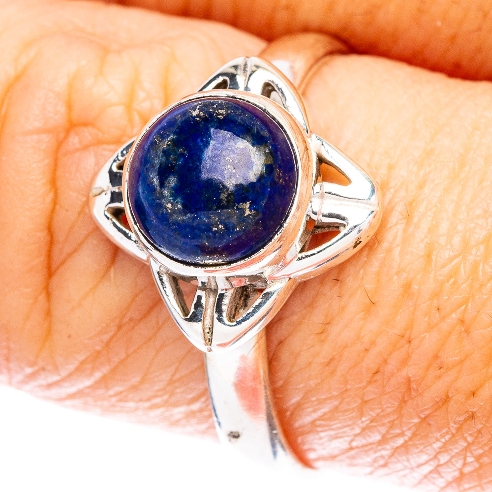 Lapis Lazuli Dainty Ring Size 9 (925 Sterling Silver) R146988