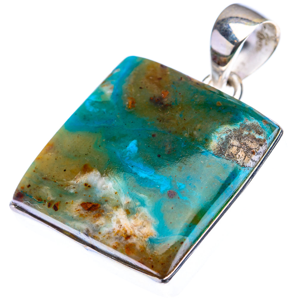 Peruvian Opal Pendant 1 1/4" (925 Sterling Silver) PD38449
