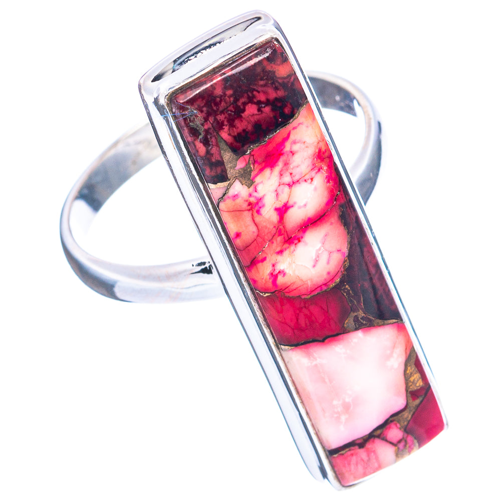 Red Dahlia Mohave Turquoise Ring Size 11 (.925 Sterling Silver)