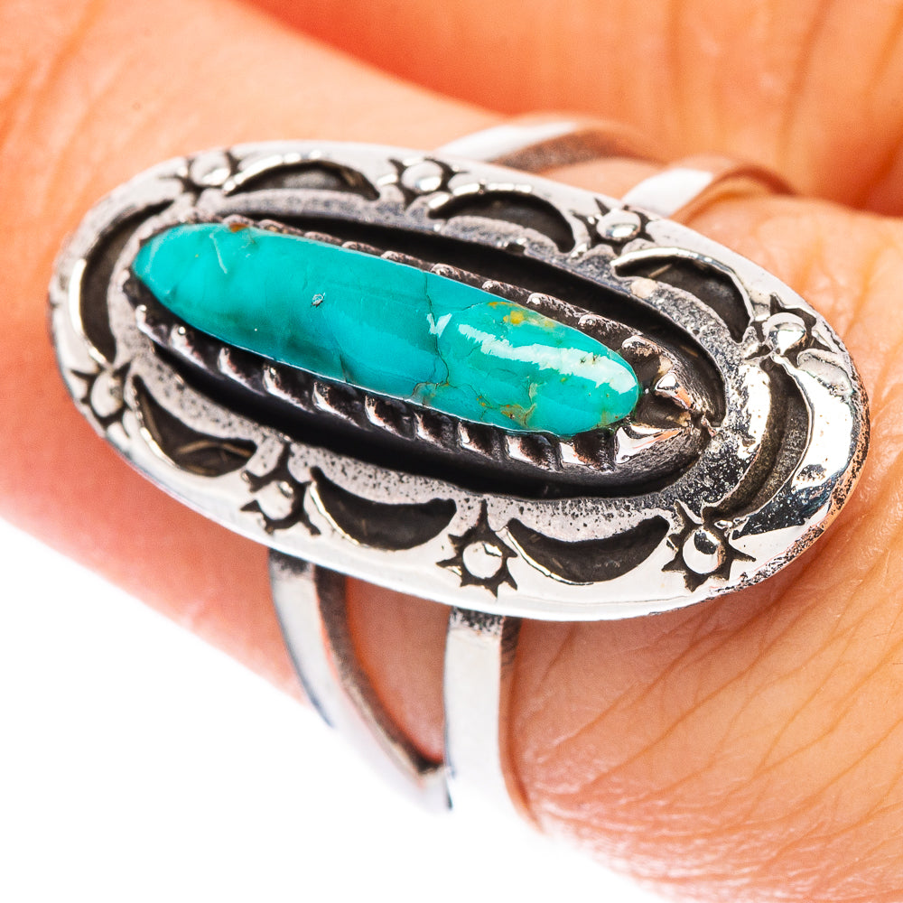 Rare Arizona Turquoise Ring Size 6.5 (925 Sterling Silver) R146808