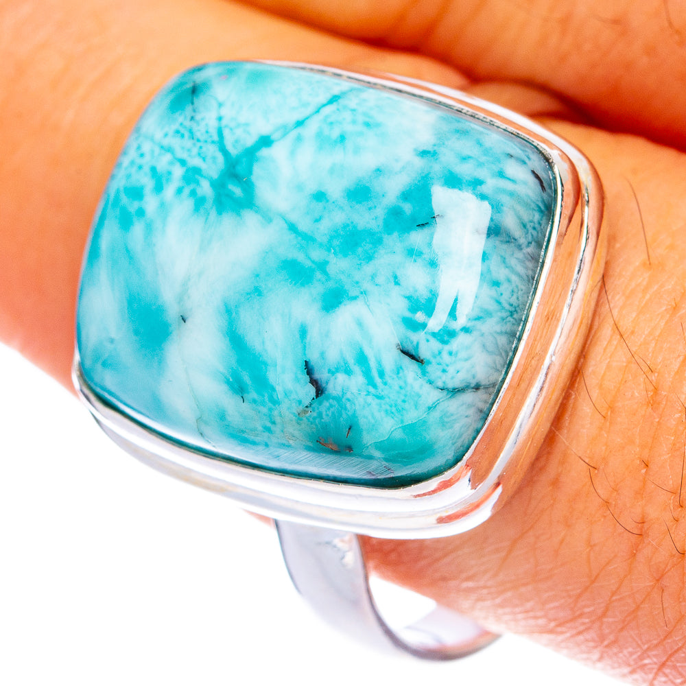 Larimar Ring Size 10.75 (925 Sterling Silver) R144447