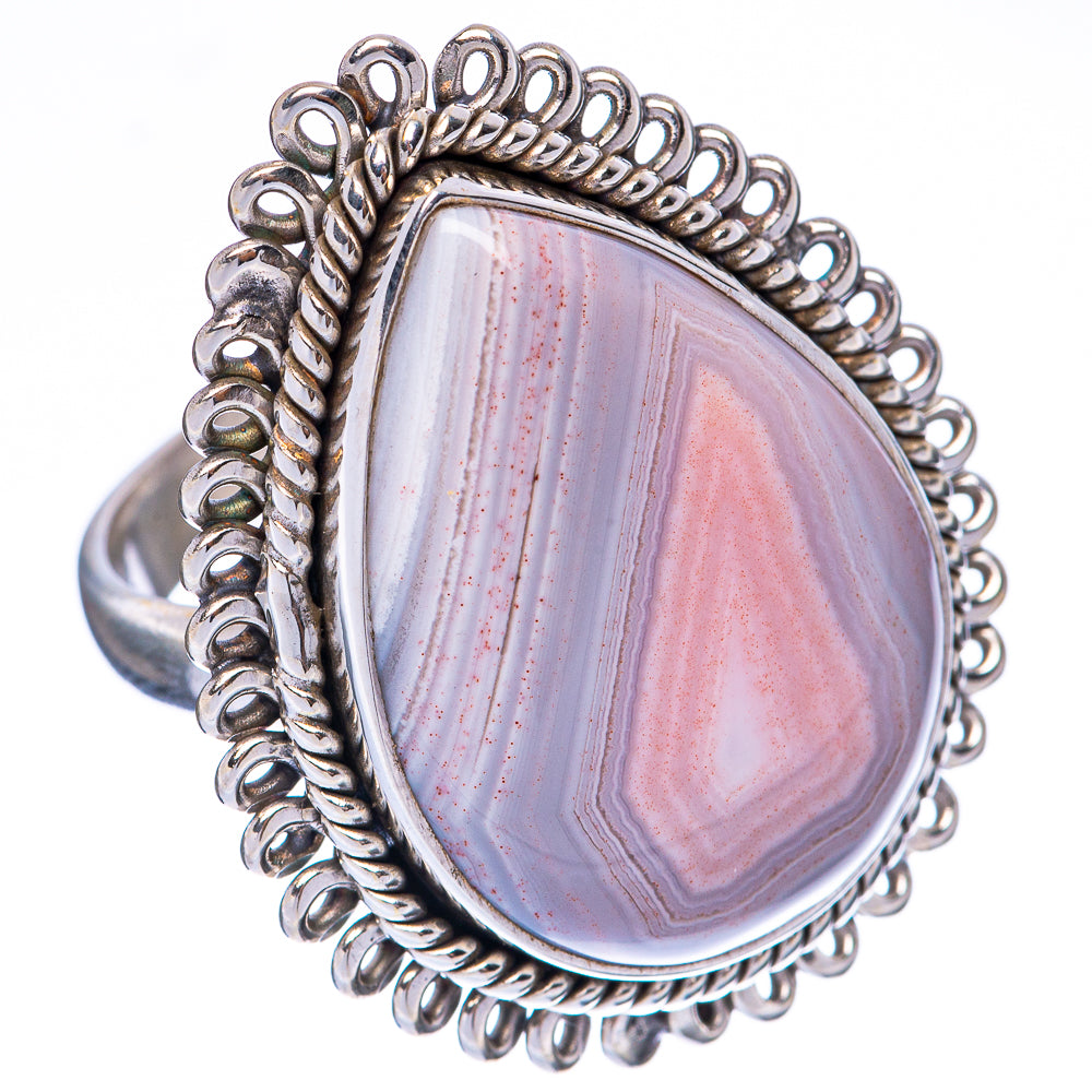 Botswana Agate Ring Size 7 (925 Sterling Silver) R1927