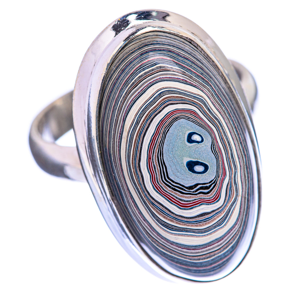 Fordite Ring Size 8 (925 Sterling Silver) R142859
