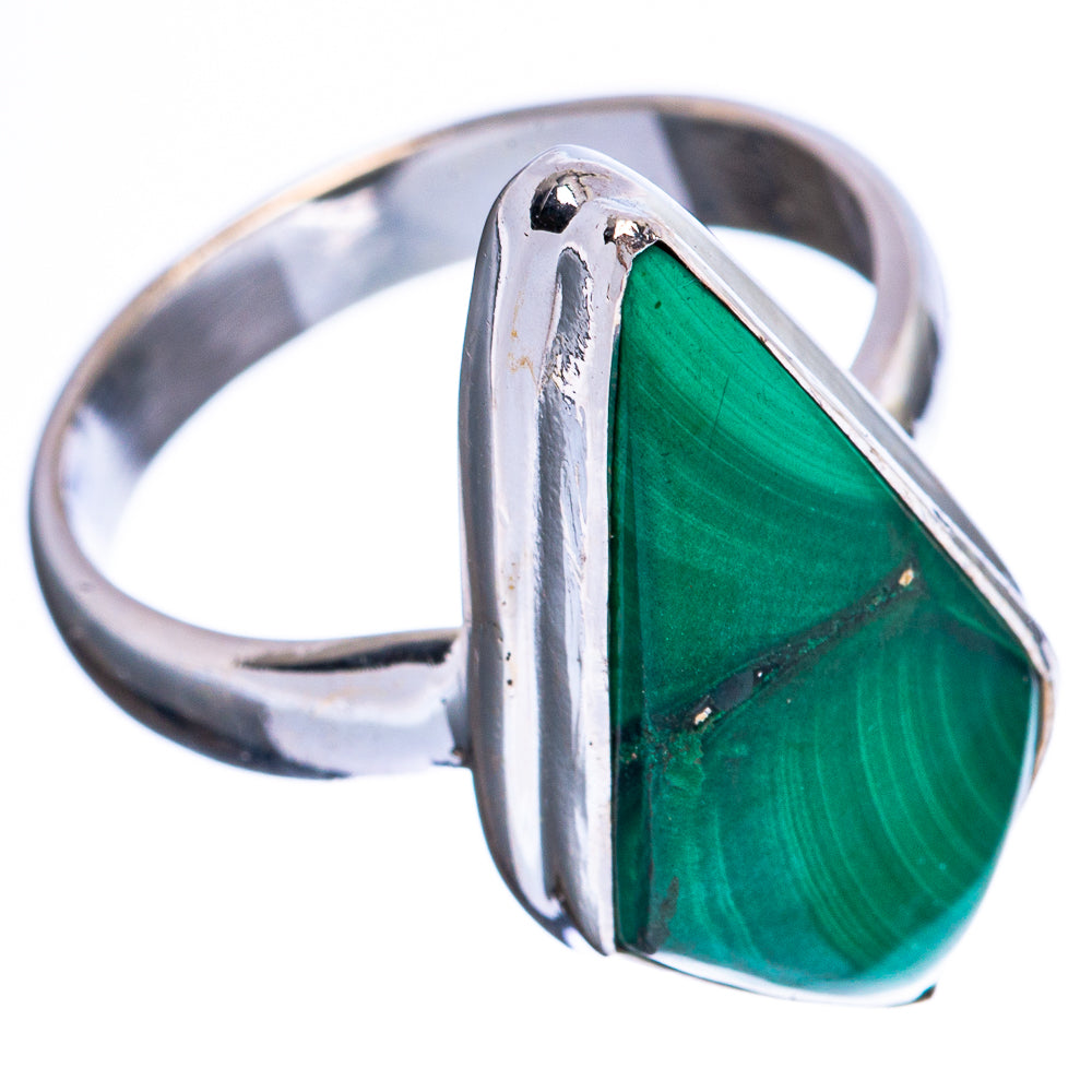 Malachite Ring Size 6 (925 Sterling Silver) R3209