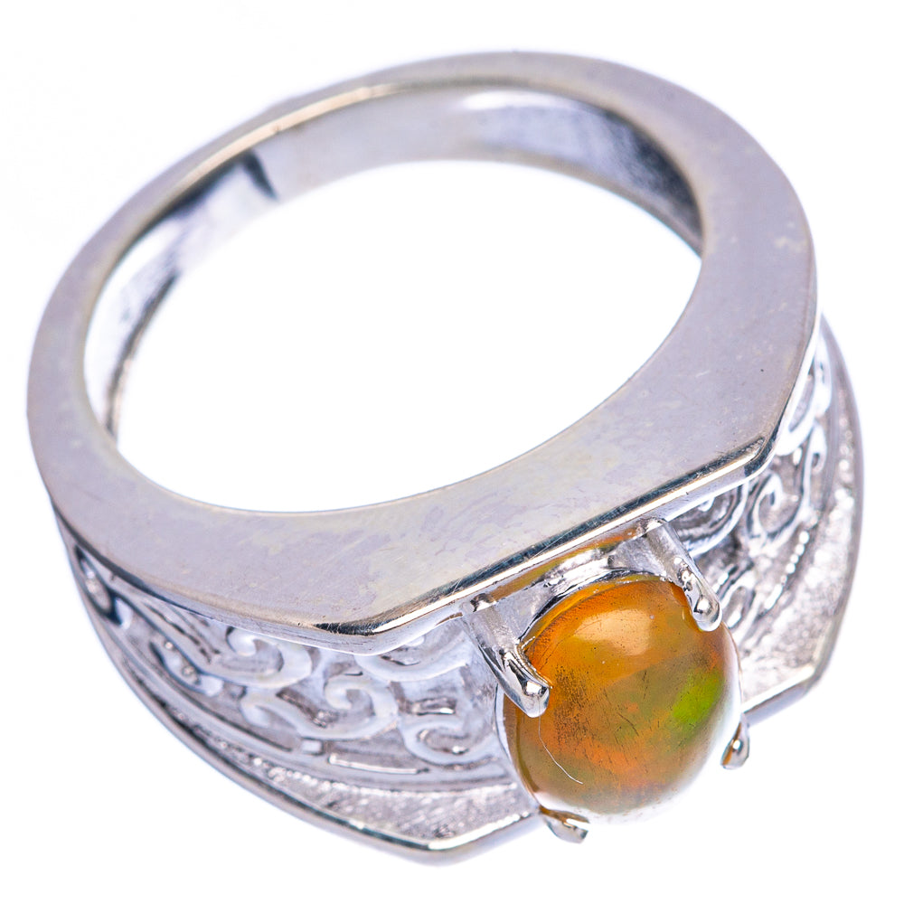 Rare Ethiopian Opal Ring Size 8 (925 Sterling Silver) R146034