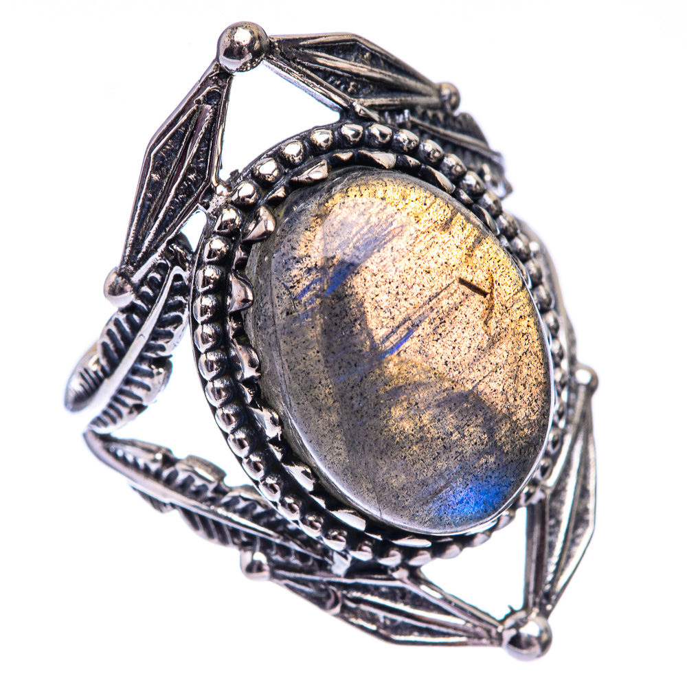 Labradorite Ring Size 6.5 (925 Sterling Silver) R140593