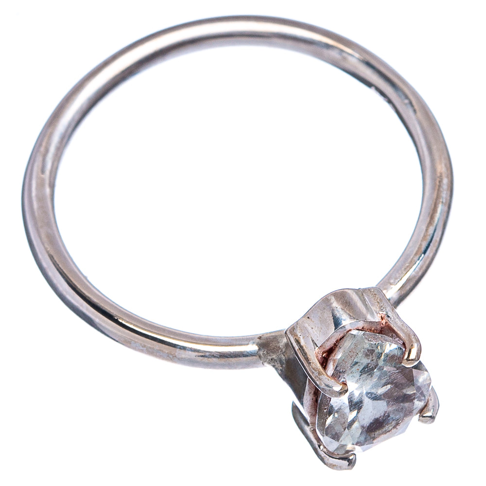 Aquamarine Ring Size 7.75 (.925 Sterling Silver)