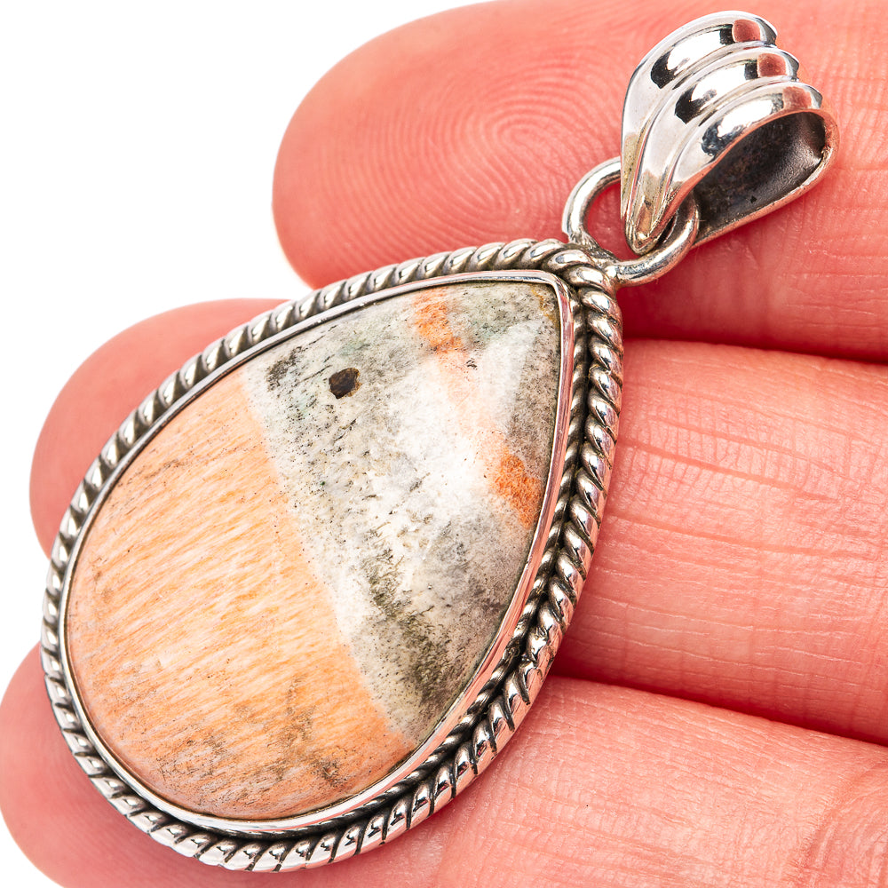 Celestobarite  Pendant 1 3/4" (.925 Sterling Silver)